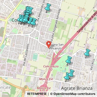 Mappa Via Ferdinando Magellano, 20875 Concorezzo MB, Italia (0.7825)