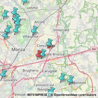Mappa Via Ferdinando Magellano, 20875 Concorezzo MB, Italia (6.66722)