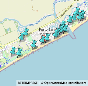 Mappa Viale Lepanto, 30021 Caorle VE, Italia (1.042)