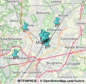 Mappa Via Italia, 20874 Monza MB, Italia (1.6)