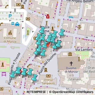 Mappa Via Italia, 20874 Monza MB, Italia (0.02917)
