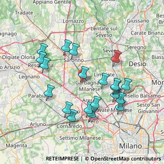 Mappa Vicolo Mario Giudici, 21042 Caronno Pertusella VA, Italia (7.5515)