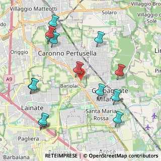 Mappa Vicolo Mario Giudici, 21042 Caronno Pertusella VA, Italia (2.40786)