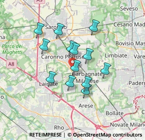 Mappa Vicolo Mario Giudici, 21042 Caronno Pertusella VA, Italia (2.78923)