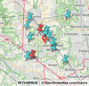Mappa Vicolo Mario Giudici, 21042 Caronno Pertusella VA, Italia (3.01429)