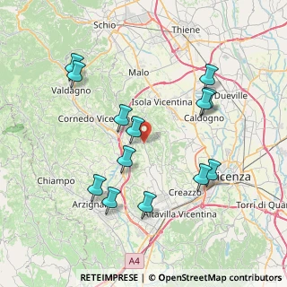 Mappa Via pechiaro, 36070 Castelgomberto VI, Italia (7.86769)