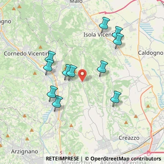 Mappa Via pechiaro, 36070 Castelgomberto VI, Italia (3.72091)