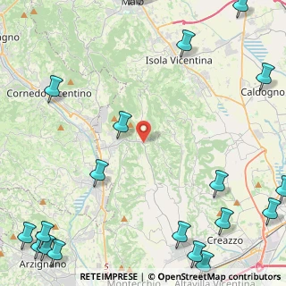 Mappa Via pechiaro, 36070 Castelgomberto VI, Italia (7.575)