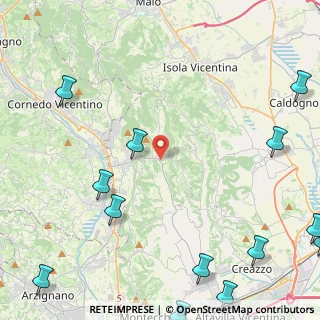 Mappa Via pechiaro, 36070 Castelgomberto VI, Italia (7.29933)