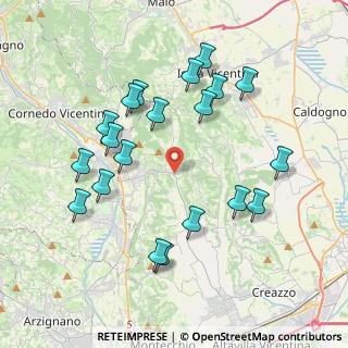 Mappa Via pechiaro, 36070 Castelgomberto VI, Italia (4.032)