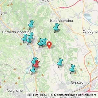 Mappa Via pechiaro, 36070 Castelgomberto VI, Italia (3.79)
