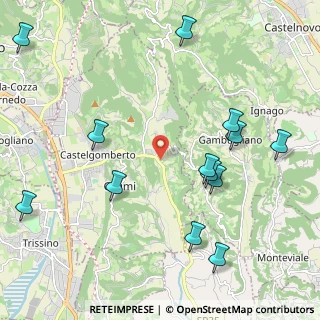 Mappa Via pechiaro, 36070 Castelgomberto VI, Italia (2.52)