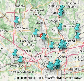 Mappa Via Antonio Fogazzaro, 20037 Paderno Dugnano MI, Italia (9.6695)