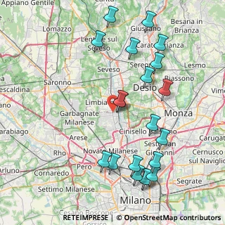 Mappa Via Verona, 20030 Senago MI, Italia (9.229)