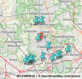Mappa Via Antonio Fogazzaro, 20037 Paderno Dugnano MI, Italia (4.12733)