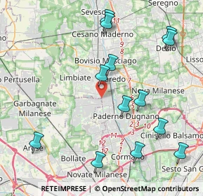 Mappa Via Antonio Fogazzaro, 20037 Paderno Dugnano MI, Italia (4.69231)