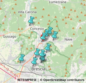 Mappa Via Brolo, 25136 Nave BS, Italia (2.88167)
