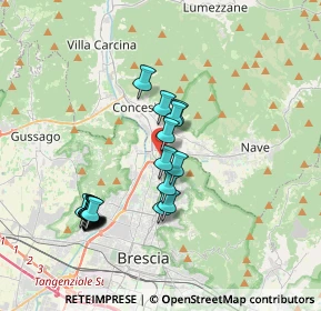 Mappa Via Brolo, 25136 Nave BS, Italia (3.494)