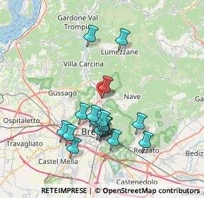 Mappa Via del Brolo, 25136 Brescia BS, Italia (6.77824)