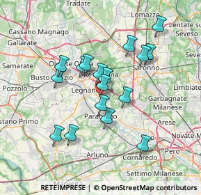 Mappa Via dell'Acqua, 20028 San Vittore Olona MI, Italia (6.14)