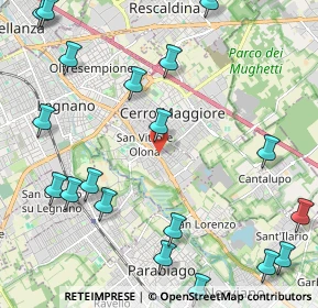Mappa Via dell'Acqua, 20028 San Vittore Olona MI, Italia (2.934)