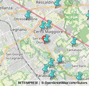Mappa Via dell'Acqua, 20028 San Vittore Olona MI, Italia (2.46917)