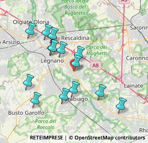 Mappa Via dell'Acqua, 20028 San Vittore Olona MI, Italia (3.66214)