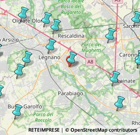 Mappa Via dell'Acqua, 20028 San Vittore Olona MI, Italia (6.5175)