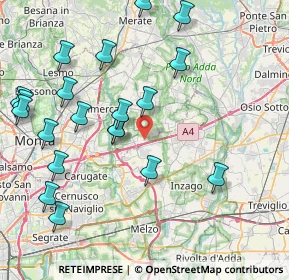 Mappa Via Giorgio Gaber, 20873 Cavenago di Brianza MB, Italia (9.3465)