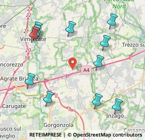 Mappa Via Giorgio Gaber, 20873 Cavenago di Brianza MB, Italia (4.81)