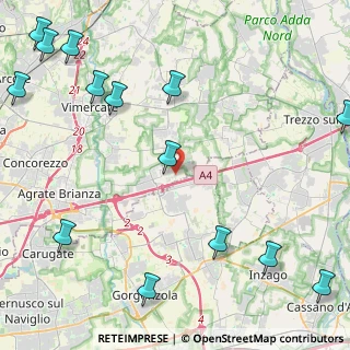 Mappa Via Giorgio Gaber, 20873 Cavenago di Brianza MB, Italia (6.42)
