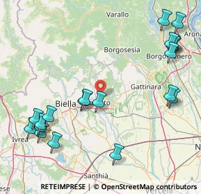 Mappa Via Pella Remo, 13836 Cossato BI, Italia (21.2525)