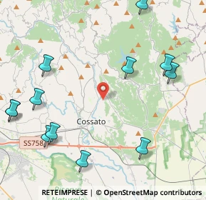 Mappa Via Pella Remo, 13836 Cossato BI, Italia (5.80154)