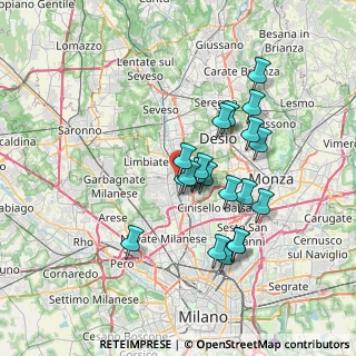 Mappa Vicolo Borghetto, 20030 Paderno Dugnano MI, Italia (6.2285)