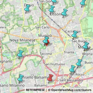 Mappa Via Como, 20851 Muggiò MB, Italia (3.034)