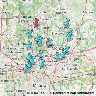 Mappa Via Como, 20851 Muggiò MB, Italia (7.18278)