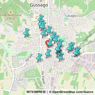 Mappa Via 4 Novembre, 25064 Gussago BS, Italia (0.3655)