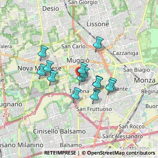 Mappa MUGGIO' Milano fr, 20835 Muggiò MB, Italia (1.35143)