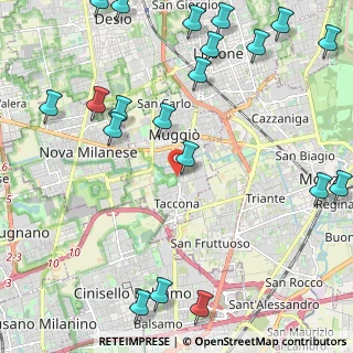Mappa MUGGIO' Milano fr, 20835 Muggiò MB, Italia (3.0255)