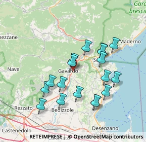 Mappa Loc.Roccolino, 25085 Gavardo BS, Italia (6.87722)