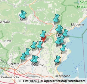 Mappa Loc.Roccolino, 25085 Gavardo BS, Italia (7.2565)