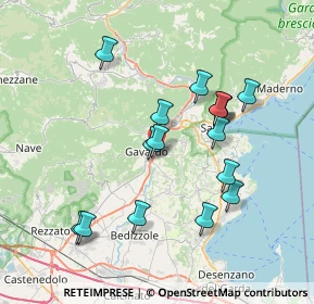 Mappa Loc.Roccolino, 25085 Gavardo BS, Italia (6.9875)