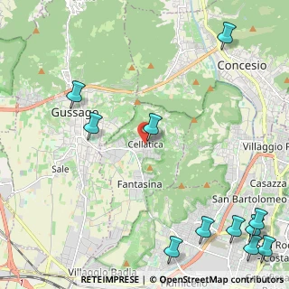 Mappa Piazza Martiri della Libertà, 25060 Cellatica BS, Italia (3.34727)