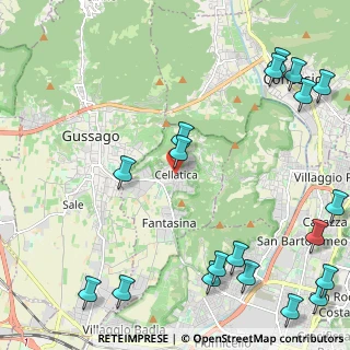 Mappa Piazza Martiri della Libertà, 25060 Cellatica BS, Italia (3.20158)