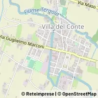 Karte Villa del Conte