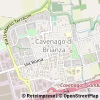 Hartă Cavenago di Brianza