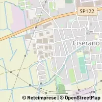 Mapa Ciserano