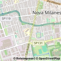 Hartă Nova Milanese