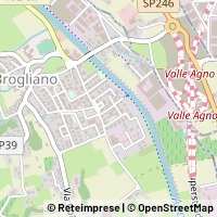 Mapa Brogliano