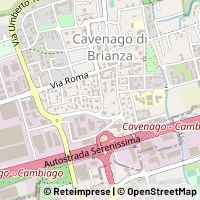 지도 Cavenago di Brianza